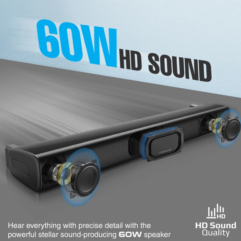 Promate Streambar-60W Sound Bar Promate Streambar-60W Sound Bar